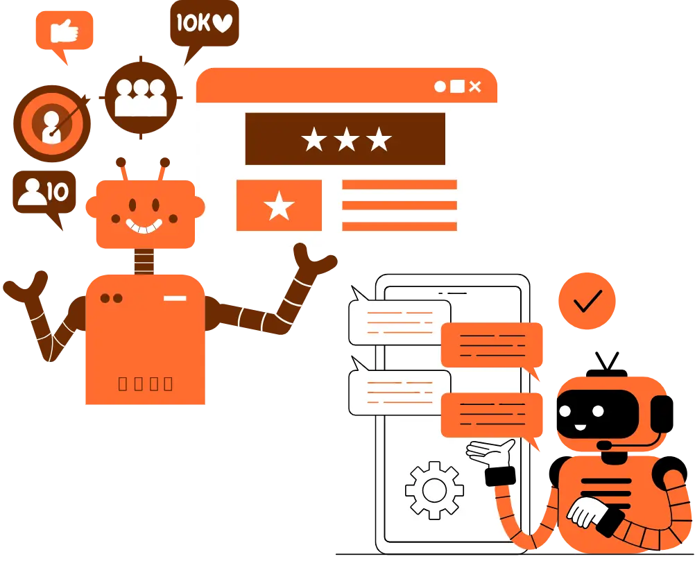 Service Cartoon Image - Solution For Brands - About Image